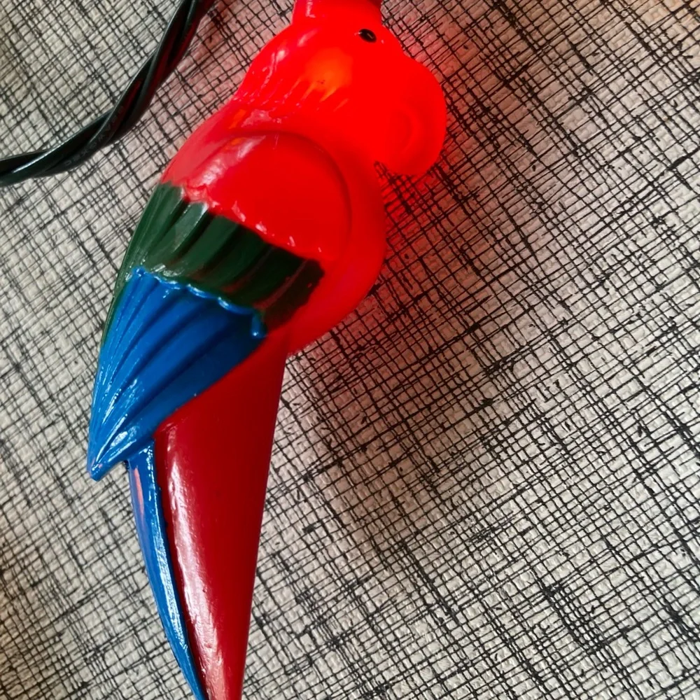VINTAGE BIRDS PARROTS 2 STRINGS LIGHTS RV CAMPER PATIO 20 BIRDS WORK BLOW MOLD